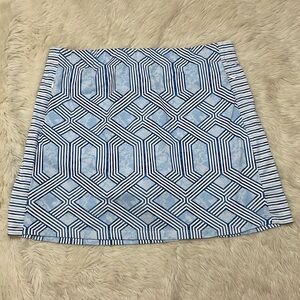 J. McLaughlin Skort, Blue / White, Women’s Large